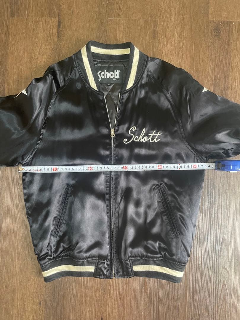 schott ショットスカジャン　Mサイズ 黒地