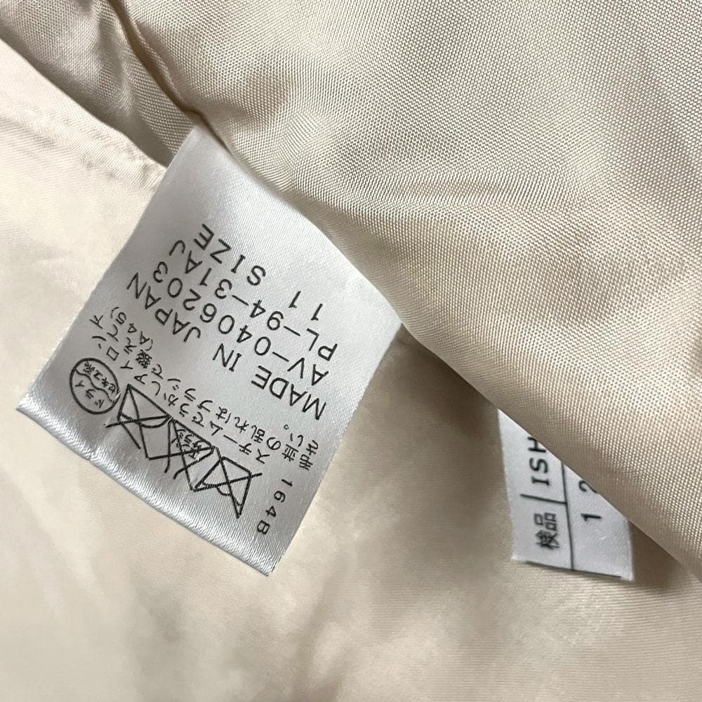 美品 レリアン AGNONA 高級生地 シャギーコート アルパカ ウール 日本製