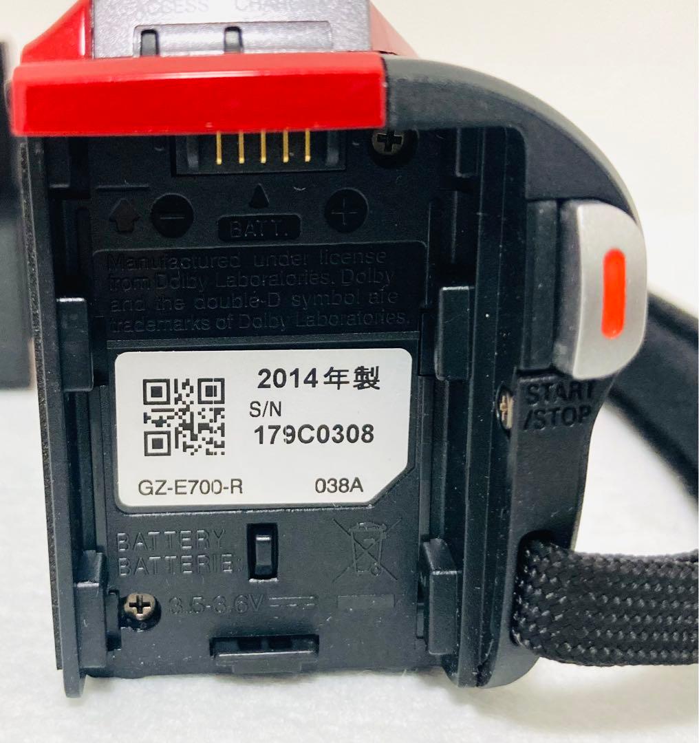 『動作確認済』JVC Everio GZ-E700-R ハイビジョンビデオカメラ