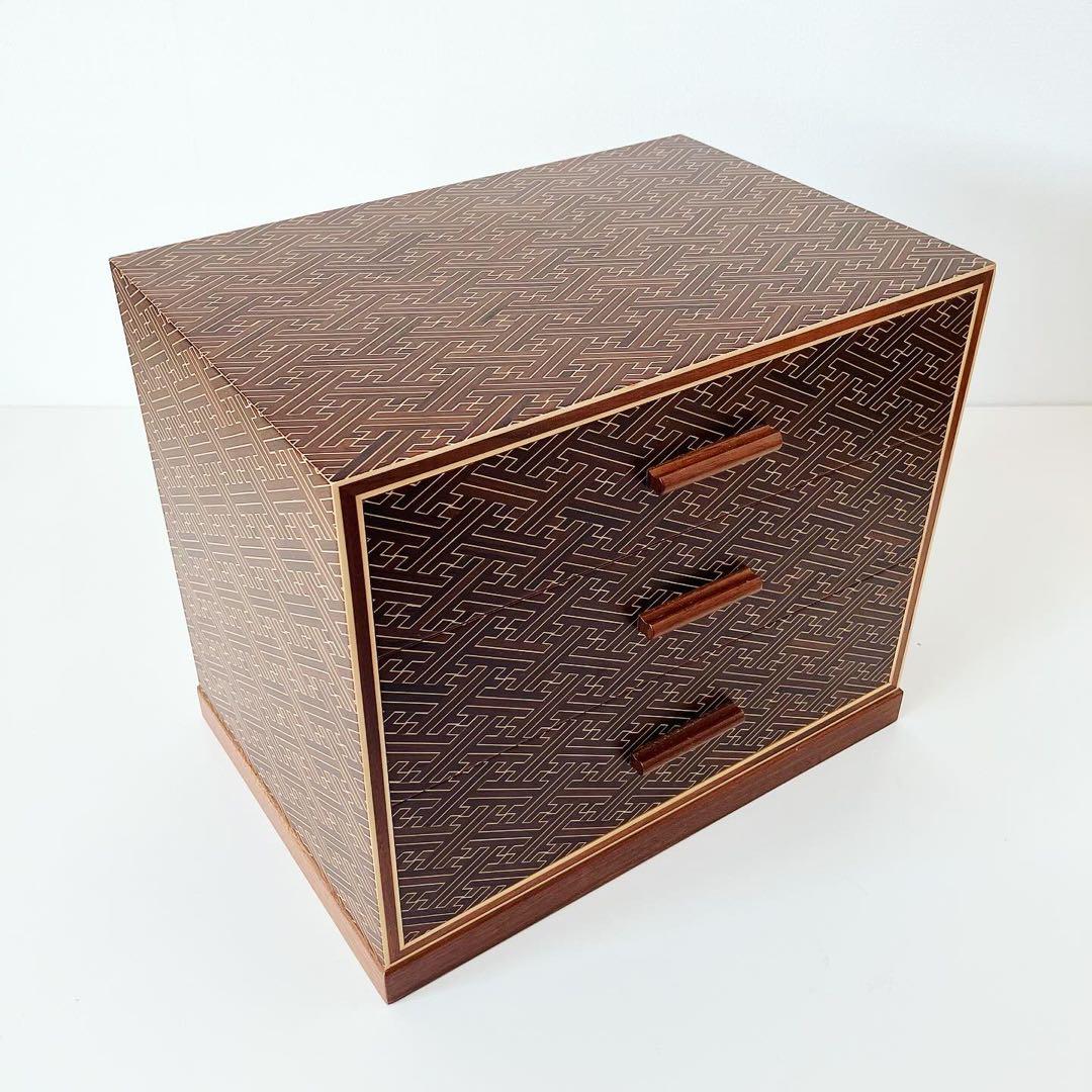 寄木細工　引出し　小物入れ　箱根　伝統工芸品　置物　小物収納　インテリア雑貨