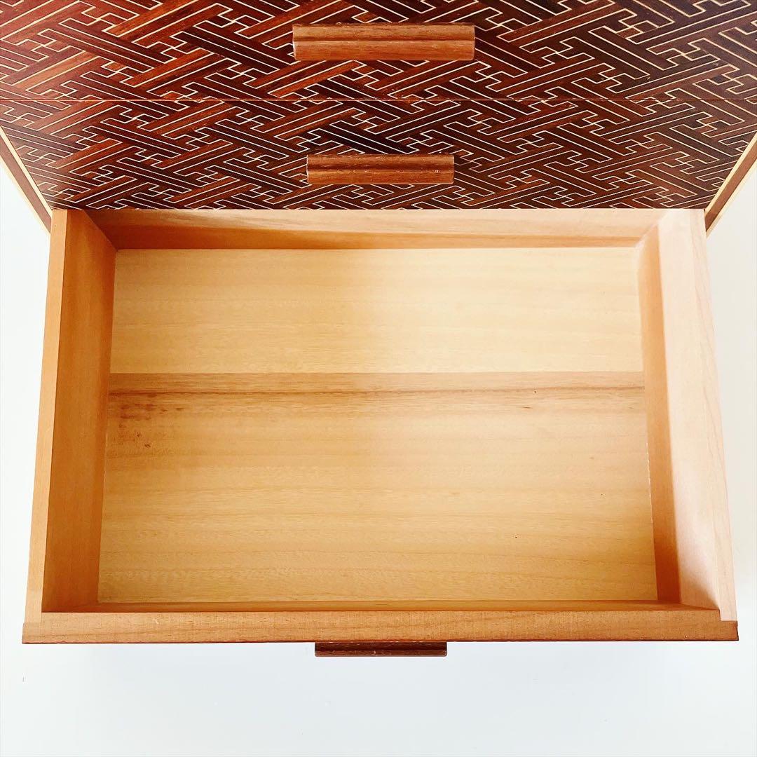 寄木細工　引出し　小物入れ　箱根　伝統工芸品　置物　小物収納　インテリア雑貨