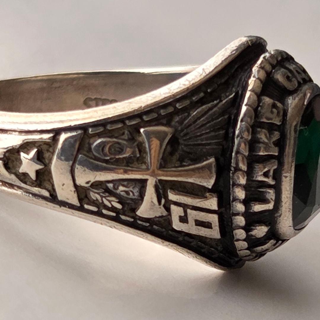 シルバー製 Jostens カレッジリング 1978年 11.5号 STER刻印