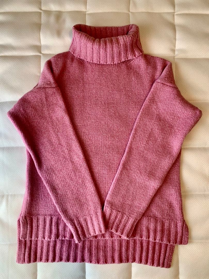 SLOANE タートルネック ニット M ピンク