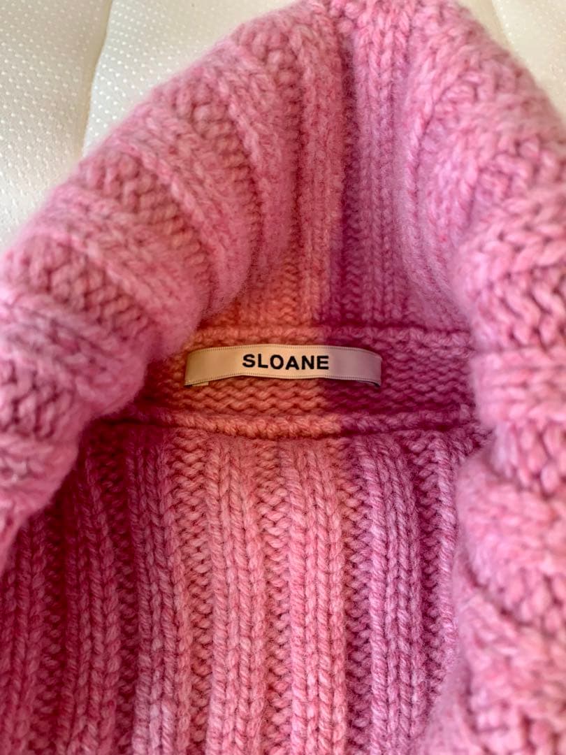 SLOANE タートルネック ニット M ピンク