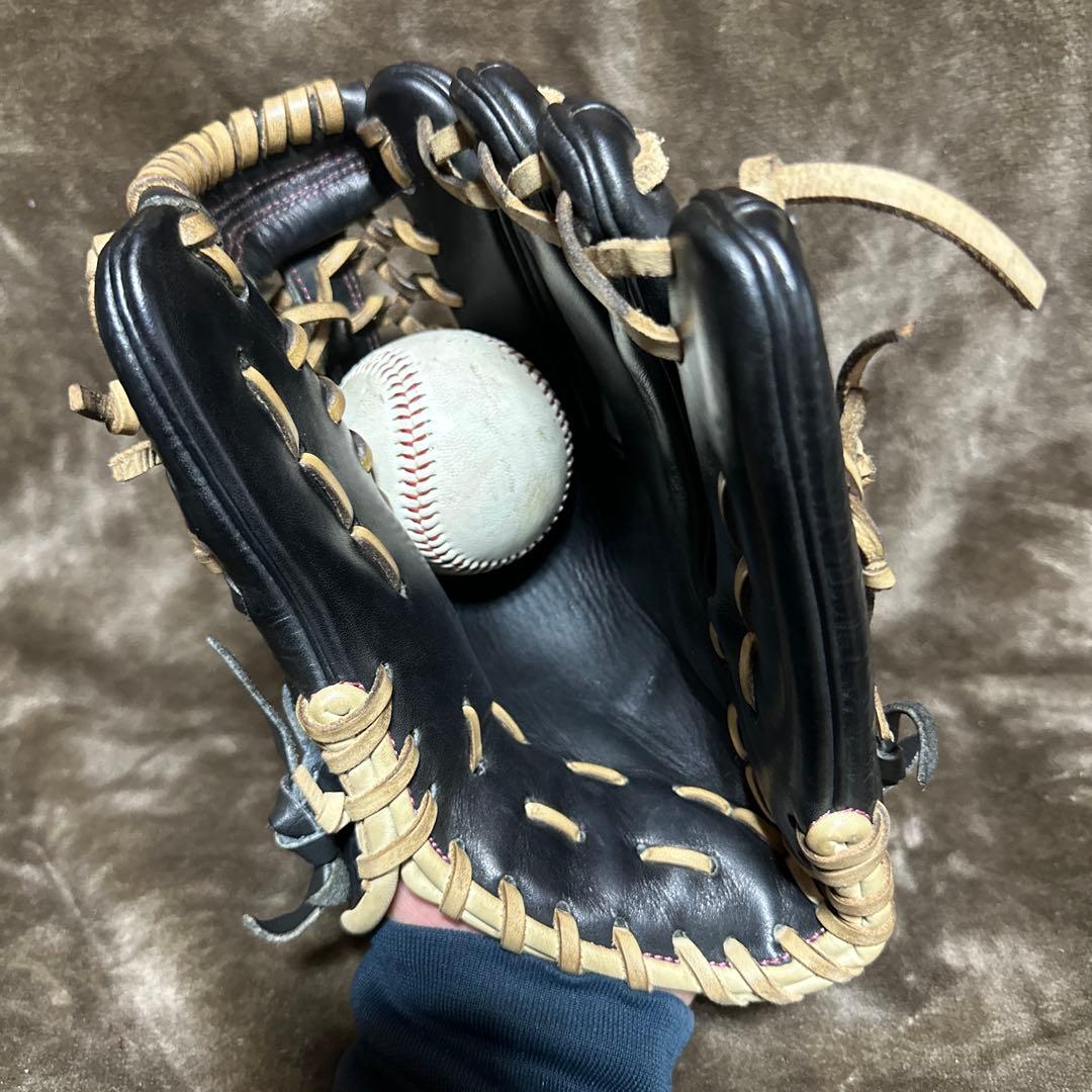 【中古】グラブワークス　オーダー一般硬式内野用グローブ 　薬指リング