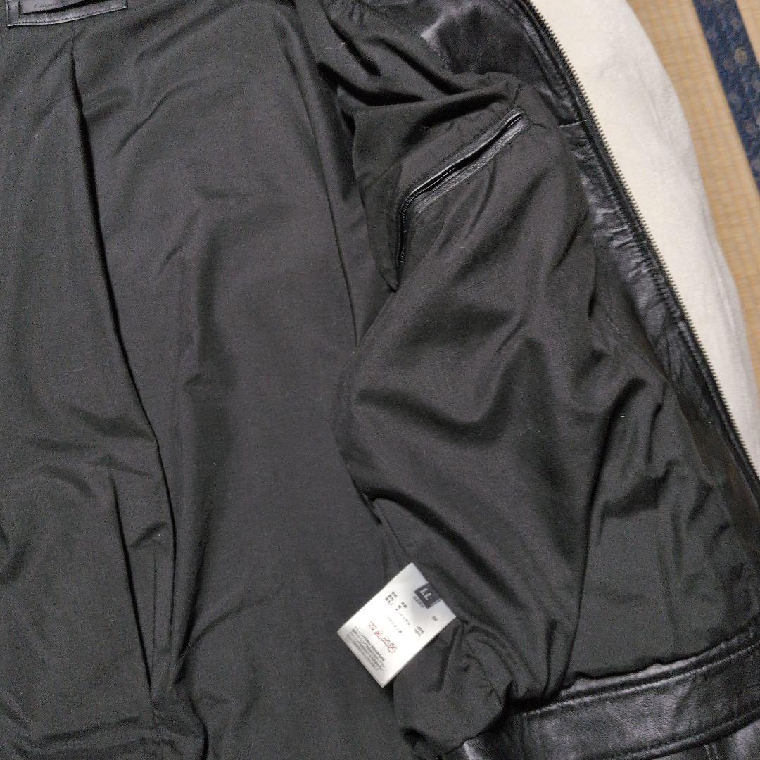 美品！羊革！ブラックレザーシングルライダースジャケット　リュウグーレイザース！