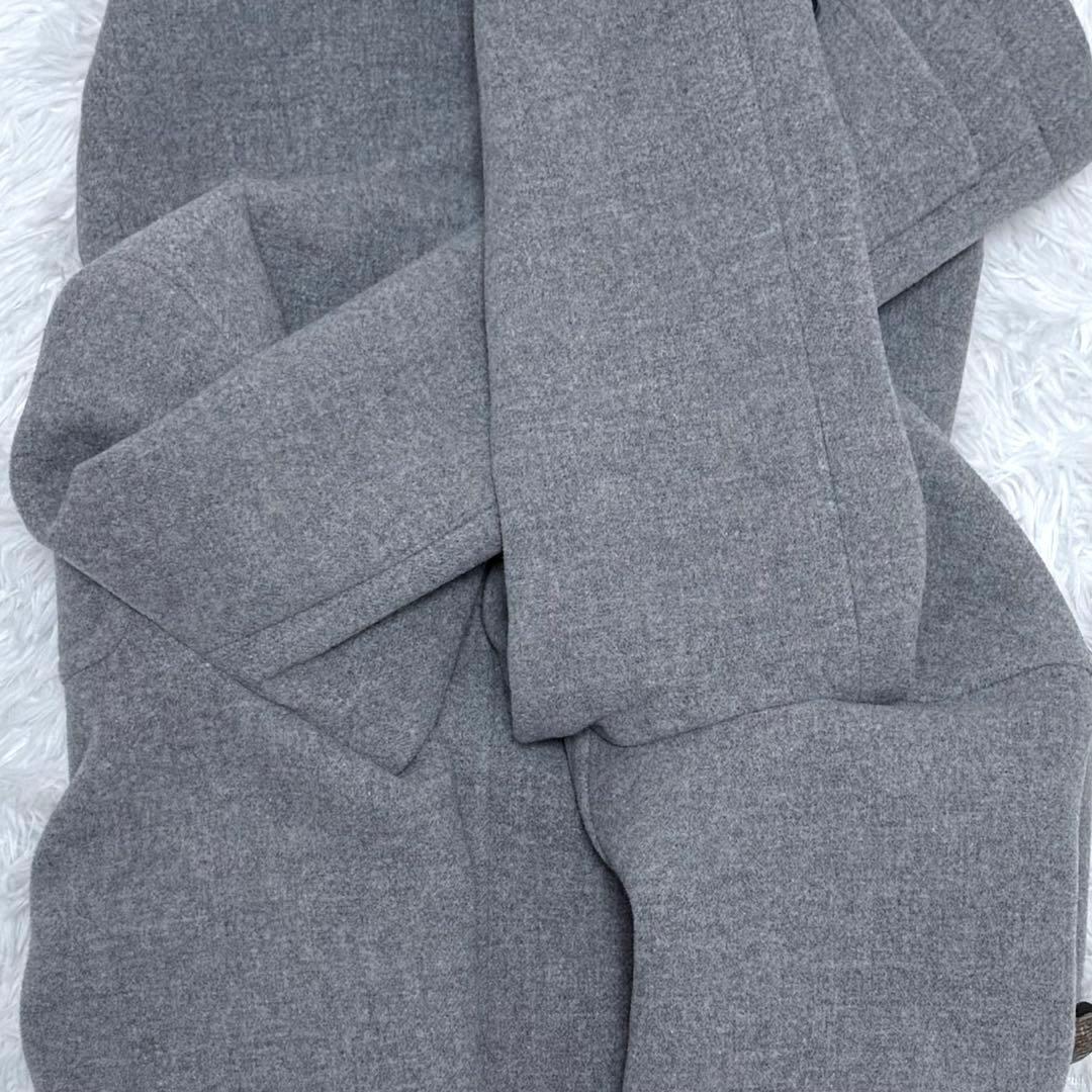 メル48429様【未使用】MACPHEE ウールメルトンロングダッフルコート