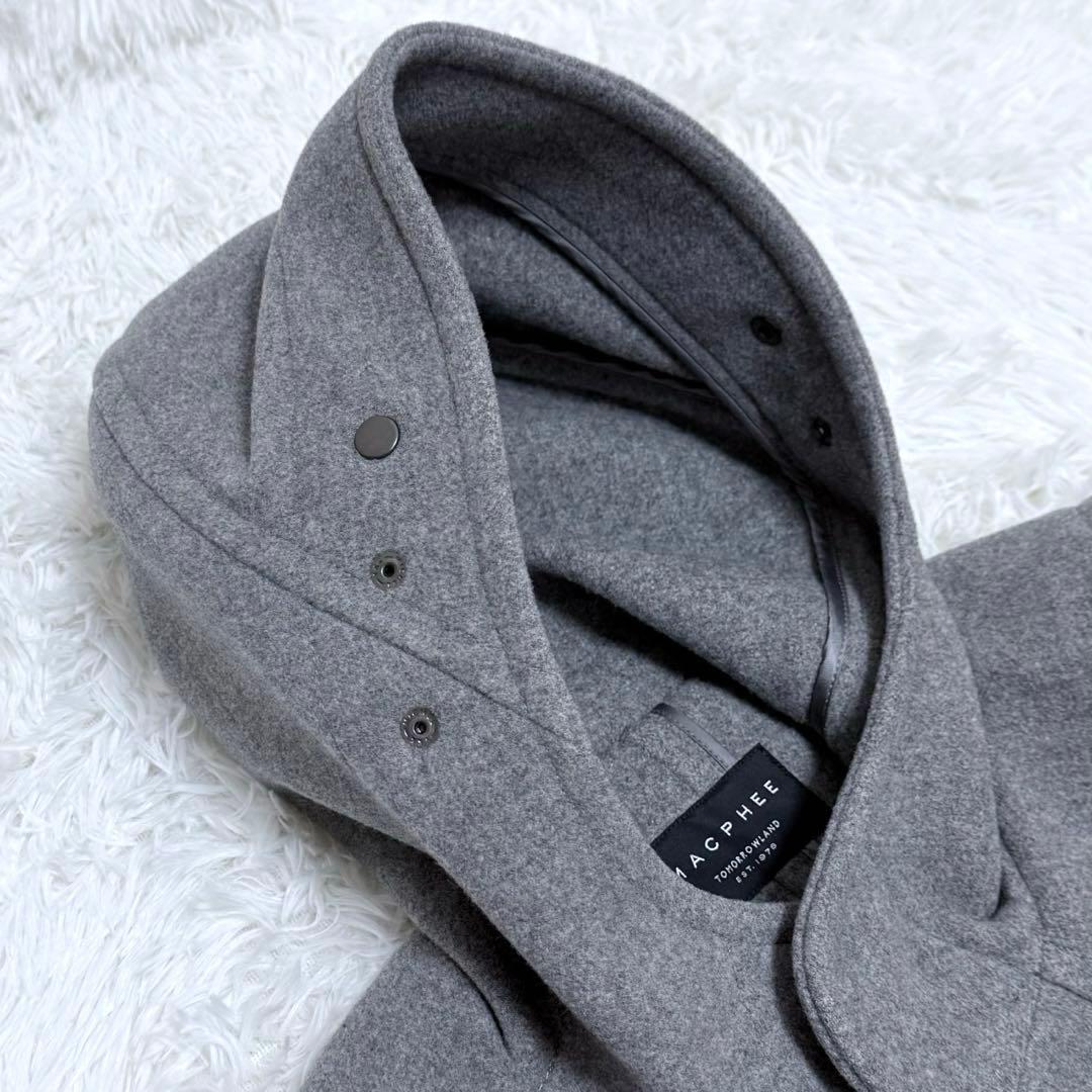 メル48429様【未使用】MACPHEE ウールメルトンロングダッフルコート