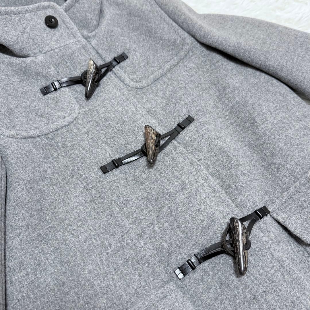 メル48429様【未使用】MACPHEE ウールメルトンロングダッフルコート