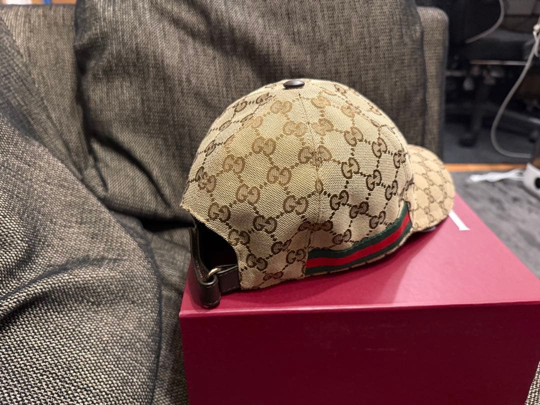 完全正規品GUCCI GGパターン XL 60cm ベースボールキャップ