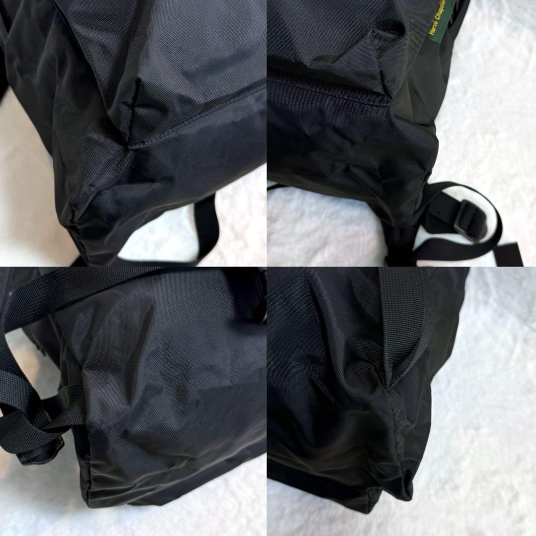 【極美品】エルベシャプリエ リュック バックパック 978N ブラック 黒