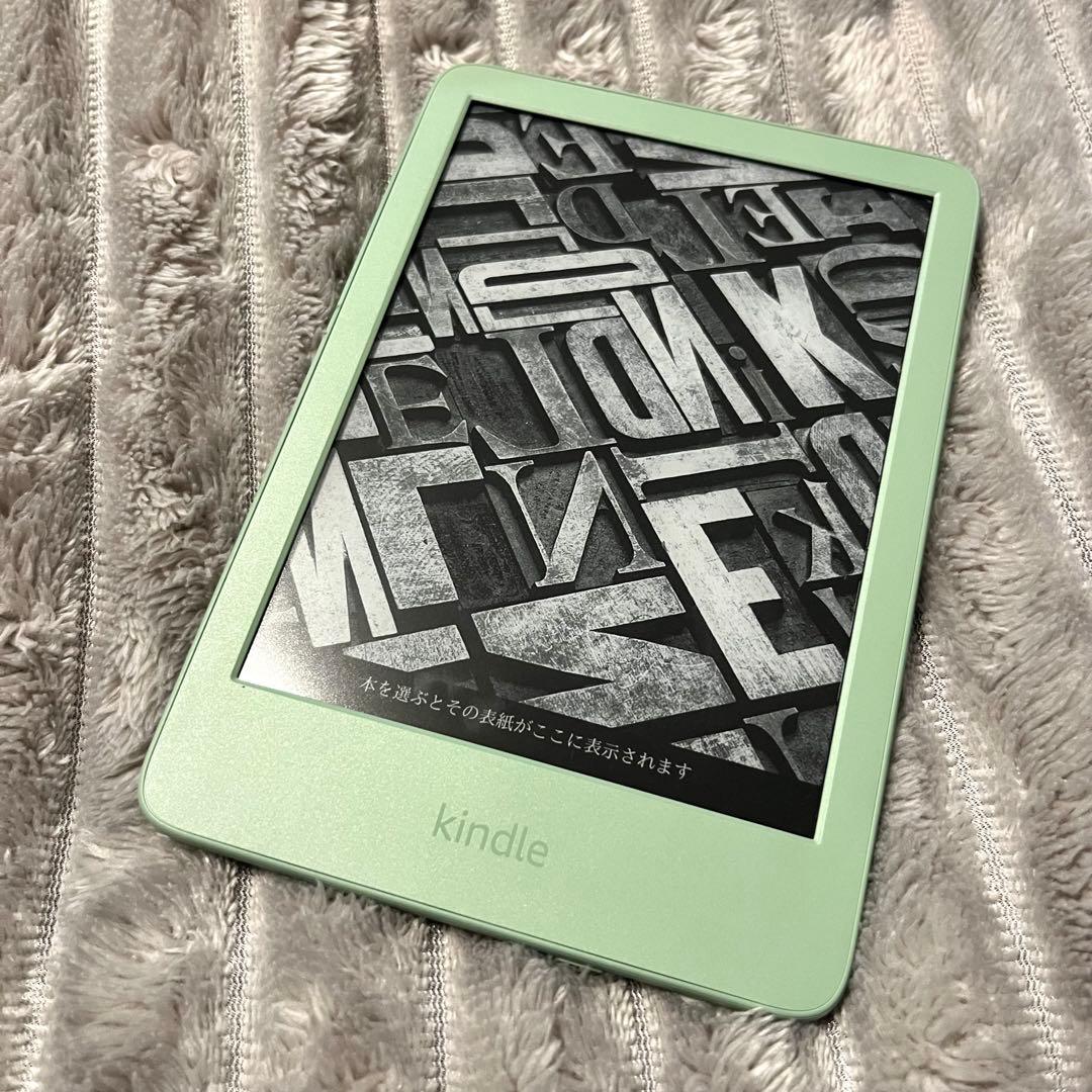 美品 ほぼ未使用 マッチャ Kindle (2024年発売)