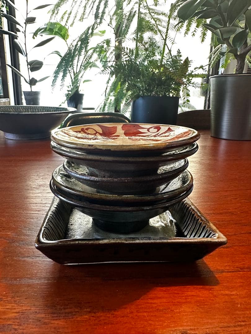 ★期間限定SALE★やちむん 民藝 丸小皿小鉢 角皿 【６枚セット】沖縄