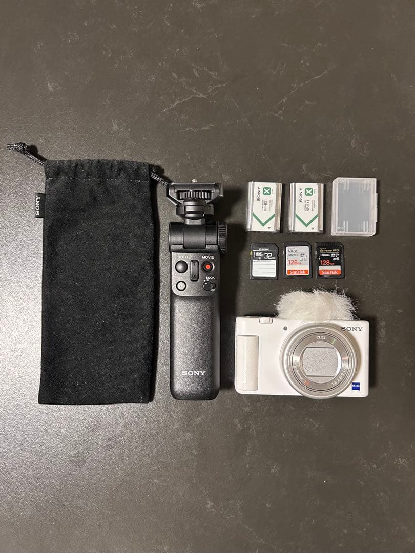 SONY VLOGCAM ZV-1 シューティンググリップキットSDカード付き