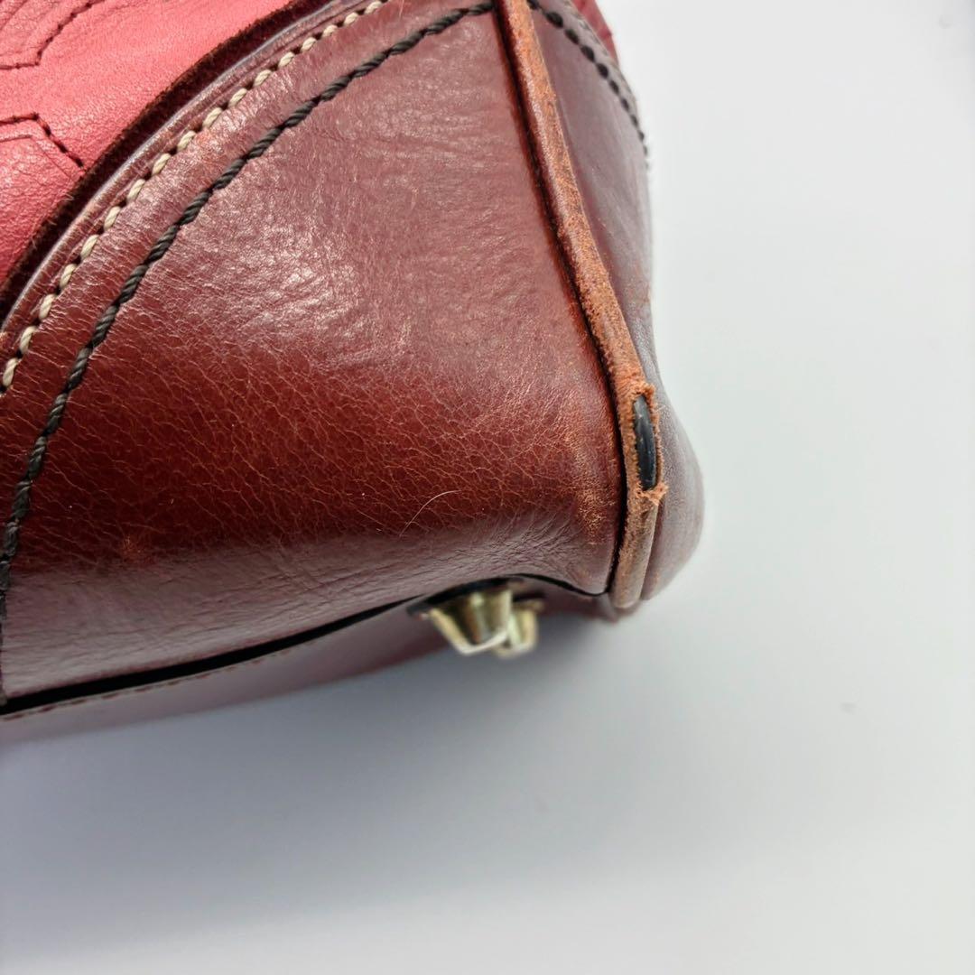 COACH コーチ ハンドバッグ シグネチャー レザー タッセル ゴールド金具