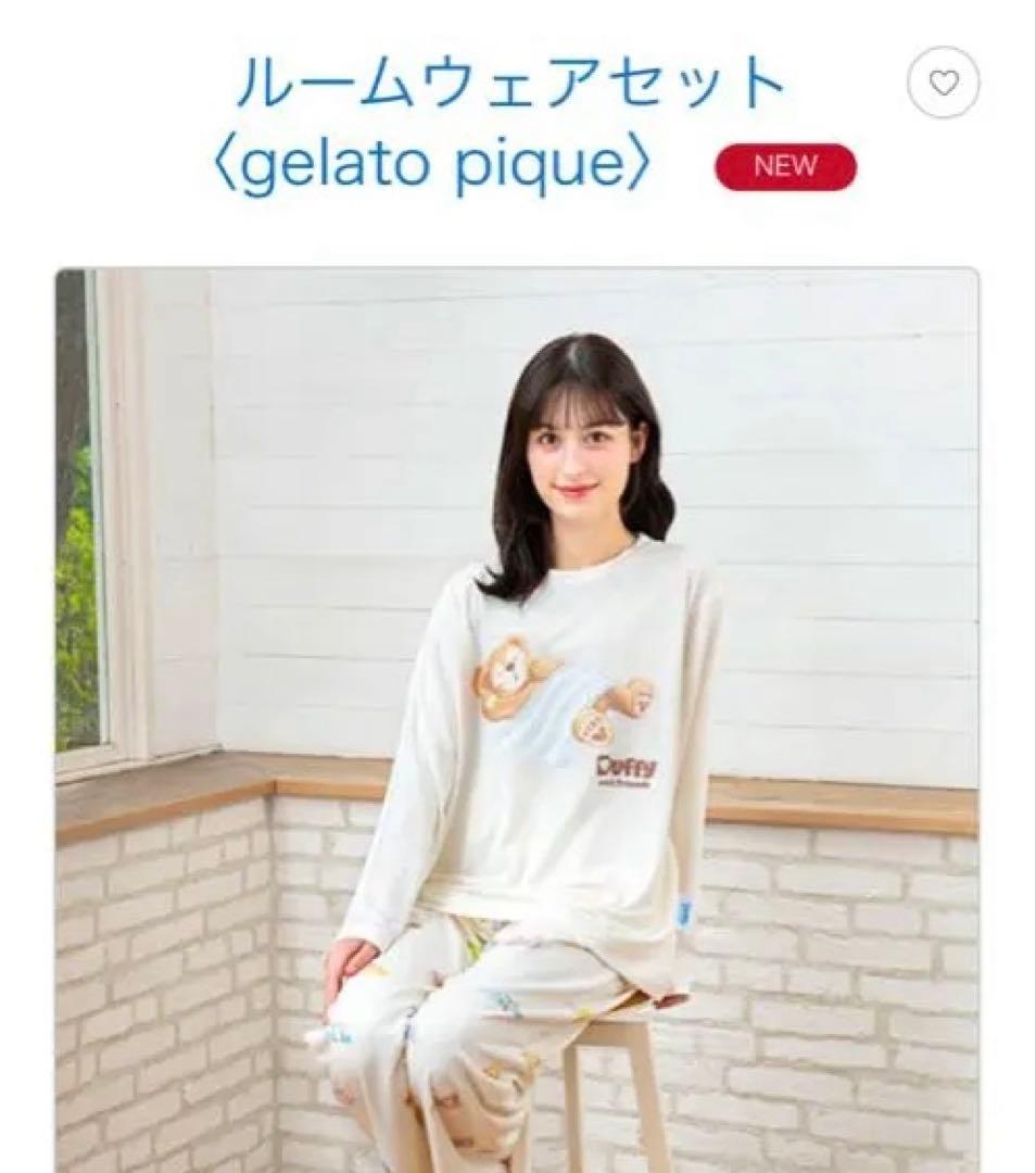 gelato pique ルームウェアセット　ダッフィー ディズニー 長袖