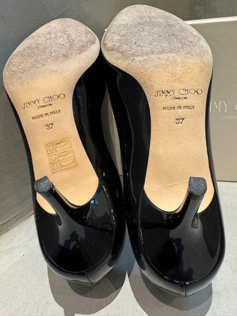 【美品/サイズ37】JIMMY CHOO ジミーチュウエナメル
