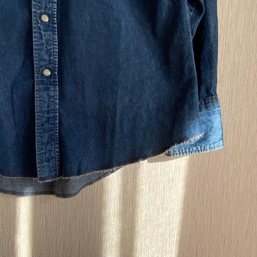 価格高騰　木村拓哉着　80年代　ラングラーウエスタンシャツ　wrangler