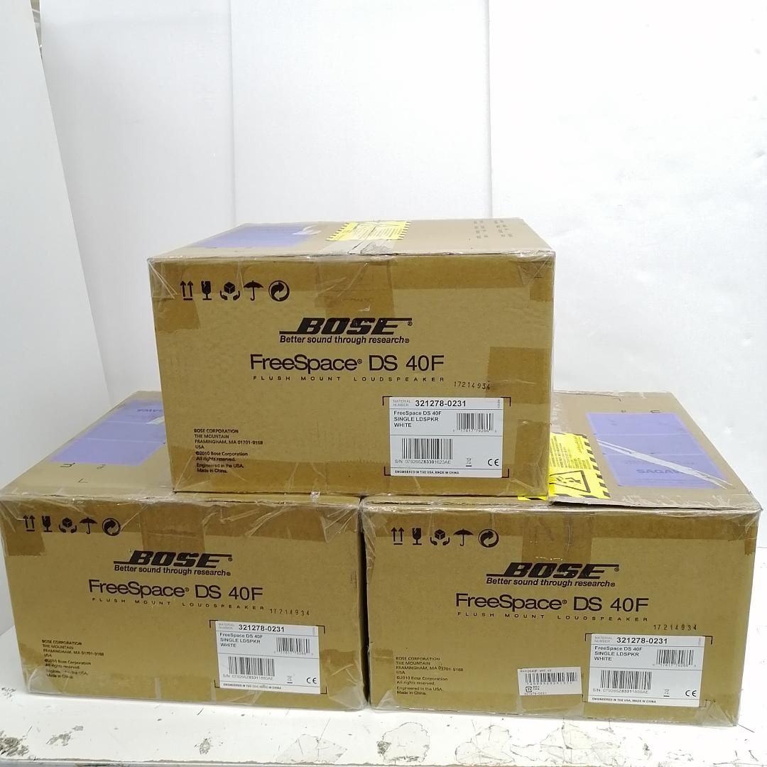 【新品】BOSE スピーカー ds40f ホワイト 3個セット