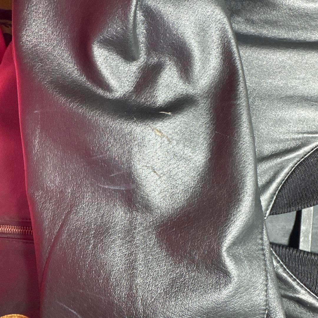 Borussia Dortmund レザージャケット ブラック　y2k サッカー