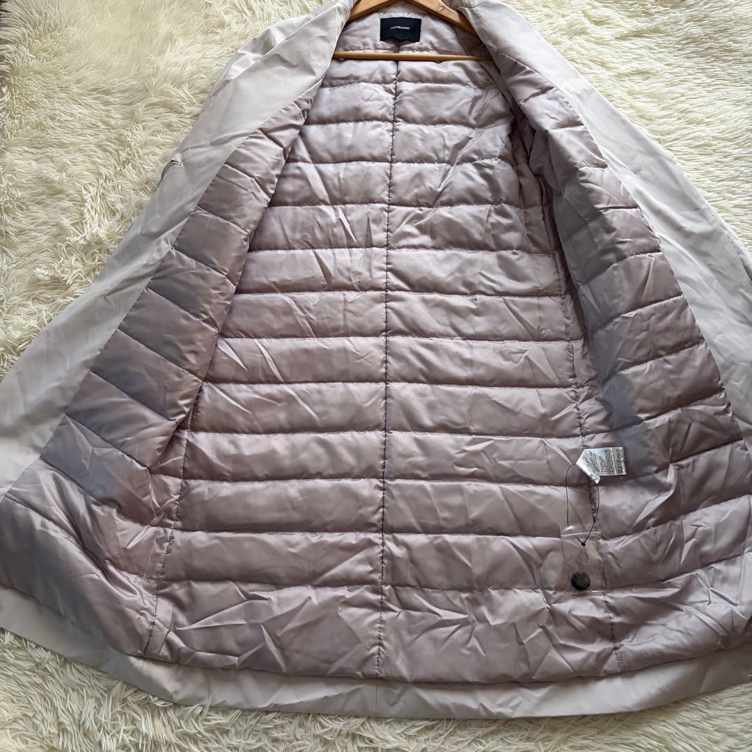 新品タグ付き ロートレアモン ステッチレスダウンコート ライトグレー Mサイズ