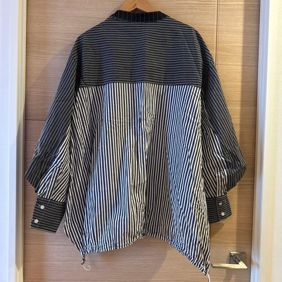 UN3D.アンスリードユニゾン ストライプ柄シャツ 36