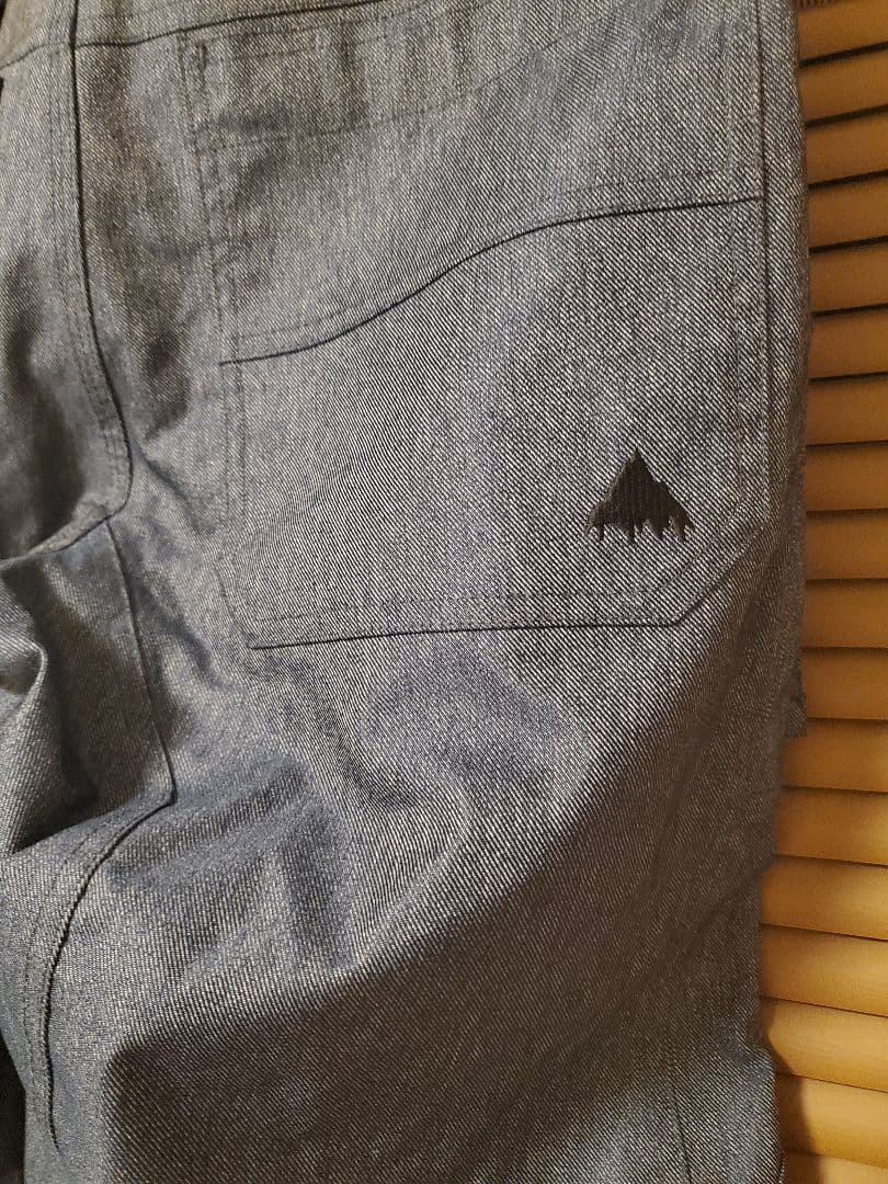 686　バートン　 上下 ３点セット　チェック　デニム柄　パーカー　スノーボード