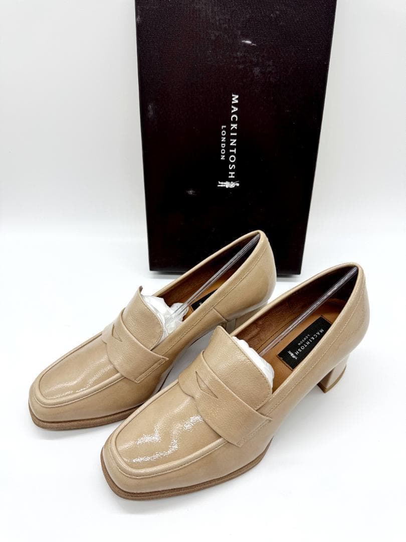 新品 マッキントッシュ ローファー ベージュ 24.5cm
