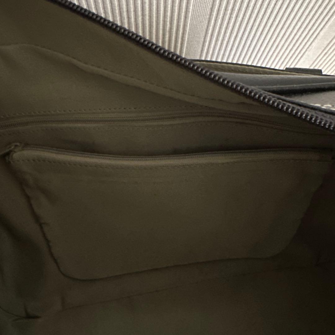 専用です❣️新品未使用　ハマノ　オールレザー　クアドラ　ボストンバッグ　ブラック