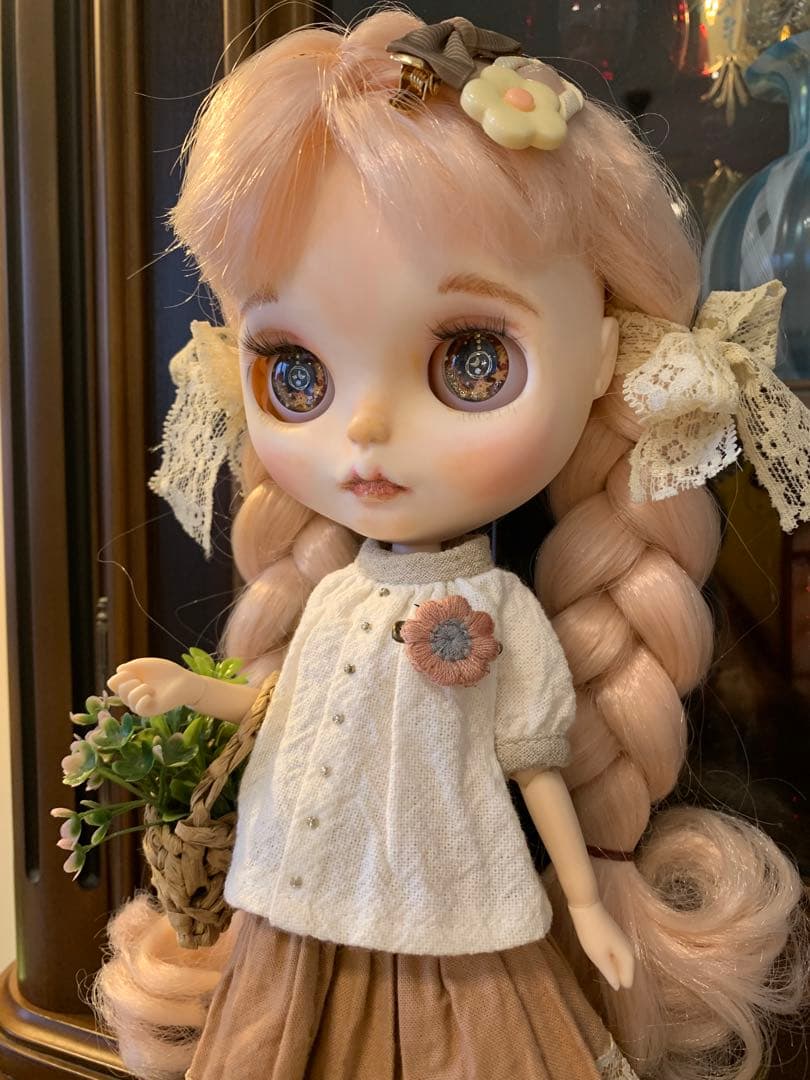 カスタム アイシードール アウトフィット 小物付き❤ピンクの可愛い子❤