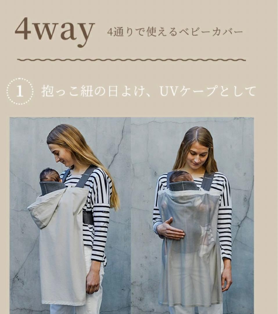 未使用　マールマール　ベビーカバー　ルーチェ　メッシュ2重　UV 虫除け　授乳