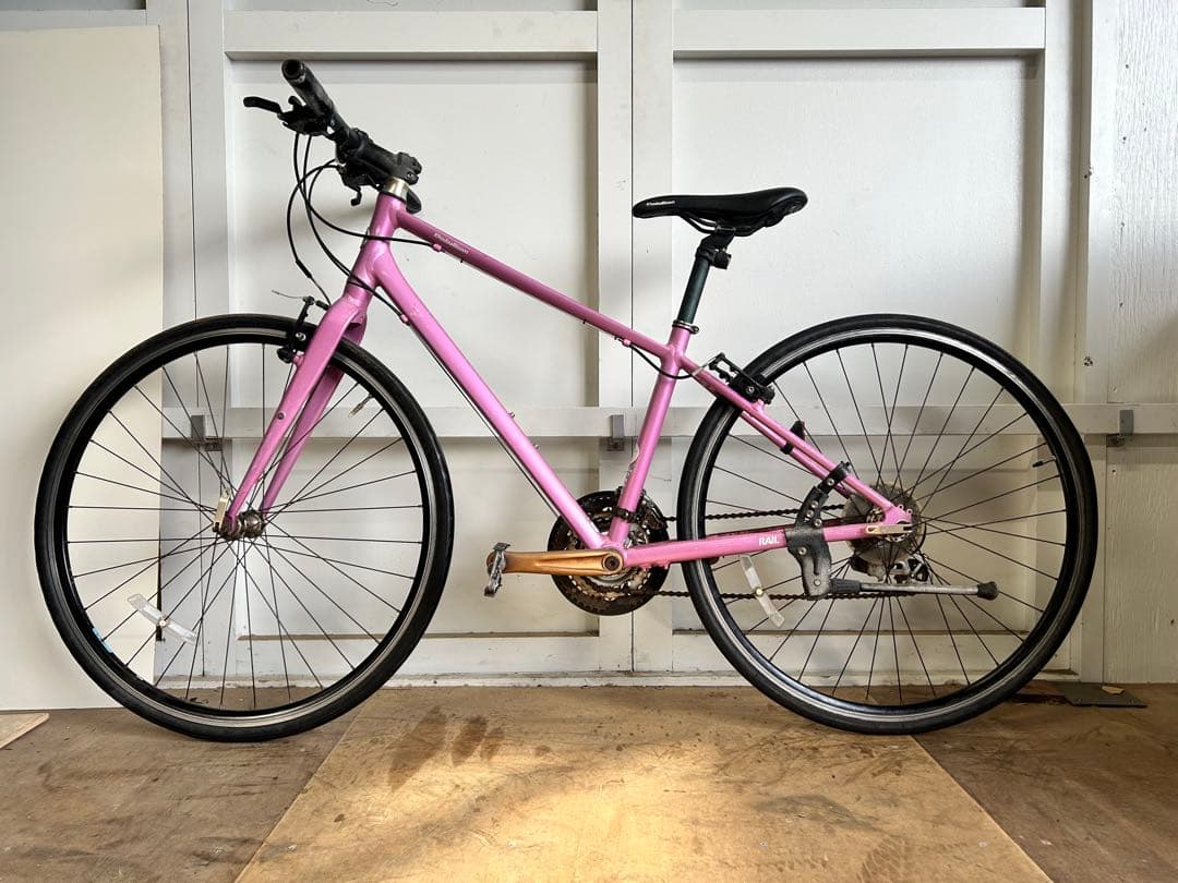 ピンク クロスバイク アルミフレーム SHIMANO 24段