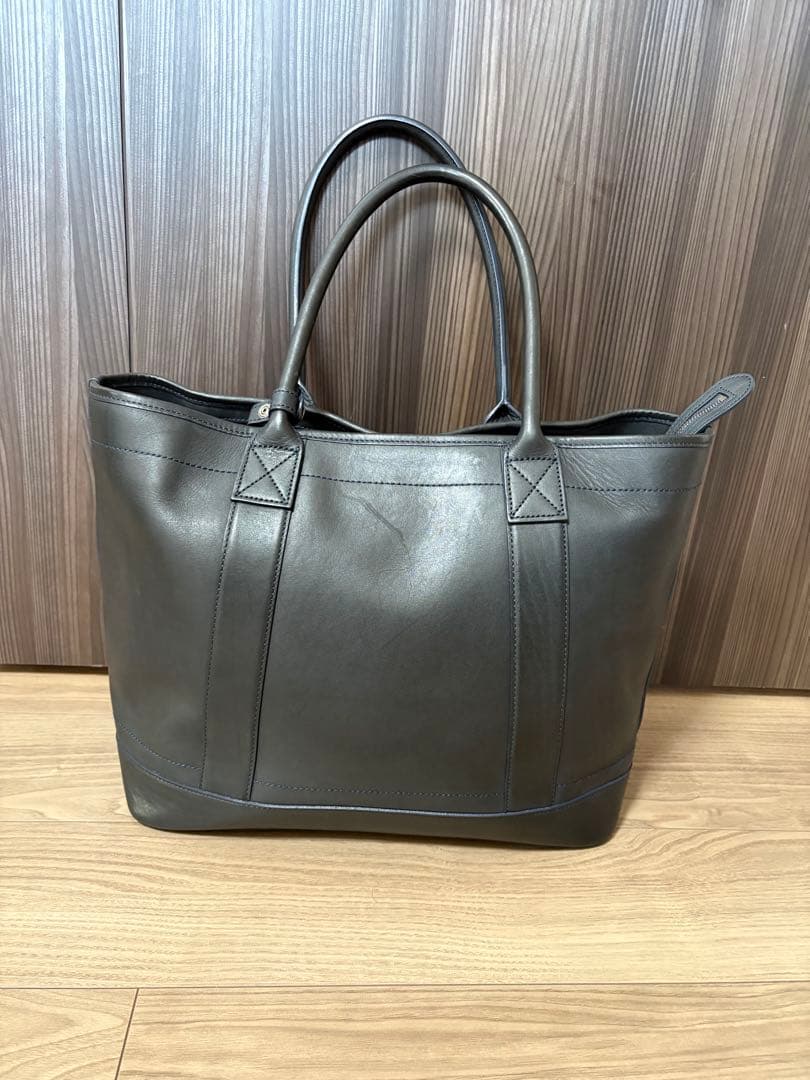 土屋鞄　ビークルラージストック　トート　ネイビー