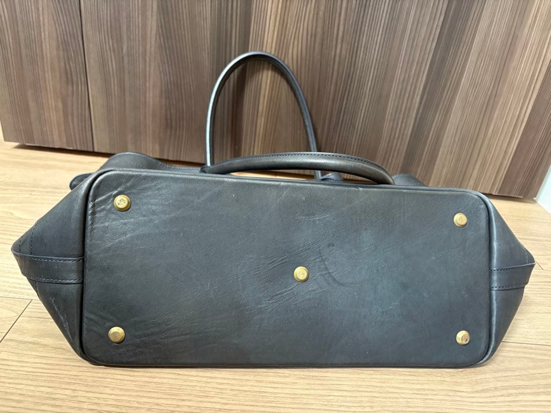 土屋鞄　ビークルラージストック　トート　ネイビー