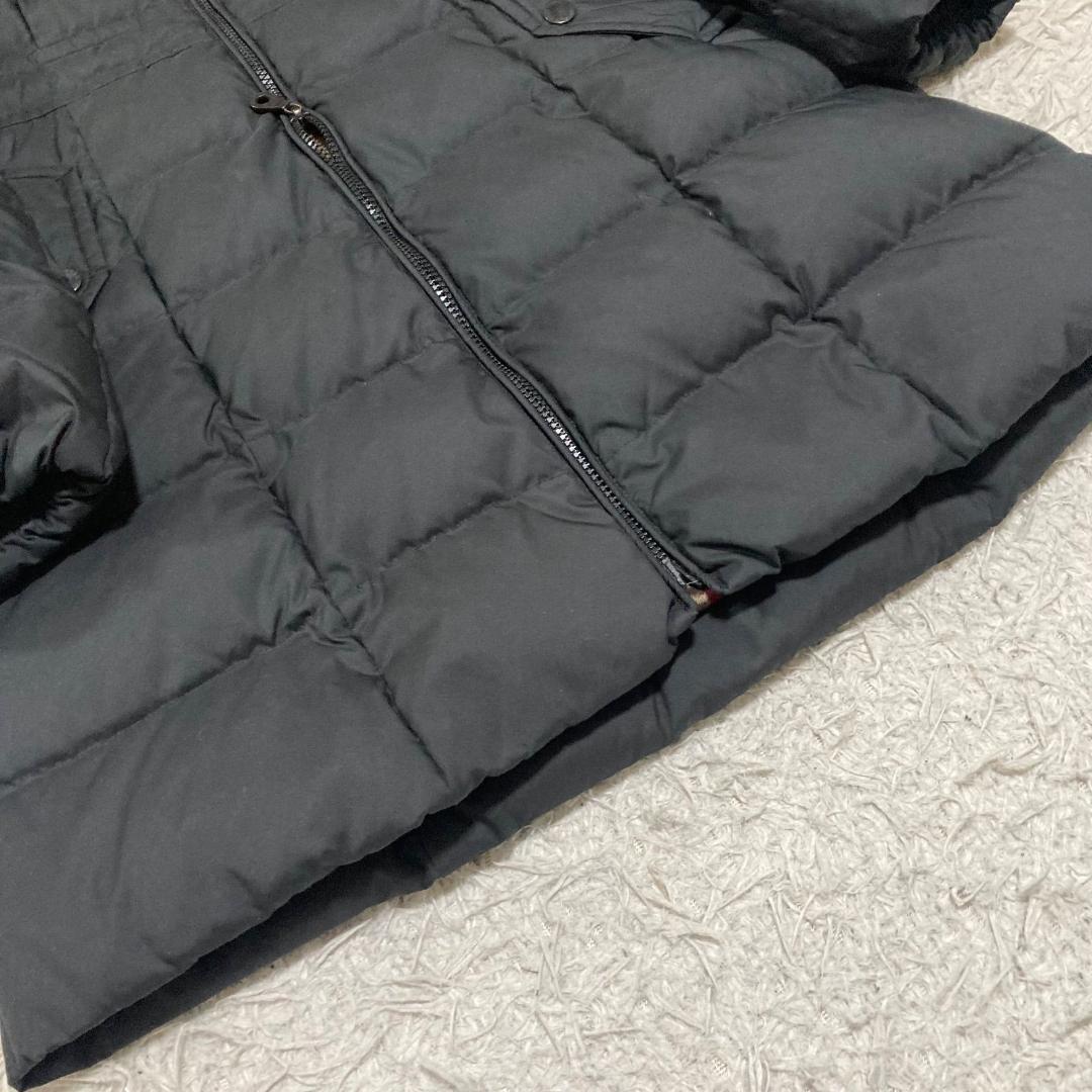 17159✨ブルーレーベルクレストブリッジ M ファー チェック ダウンコート