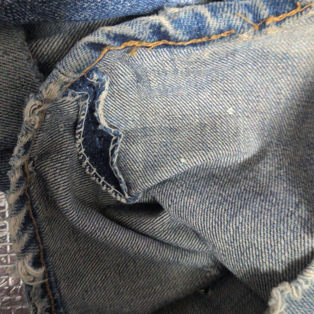 リーバイス　66前期　ダメージ大きい