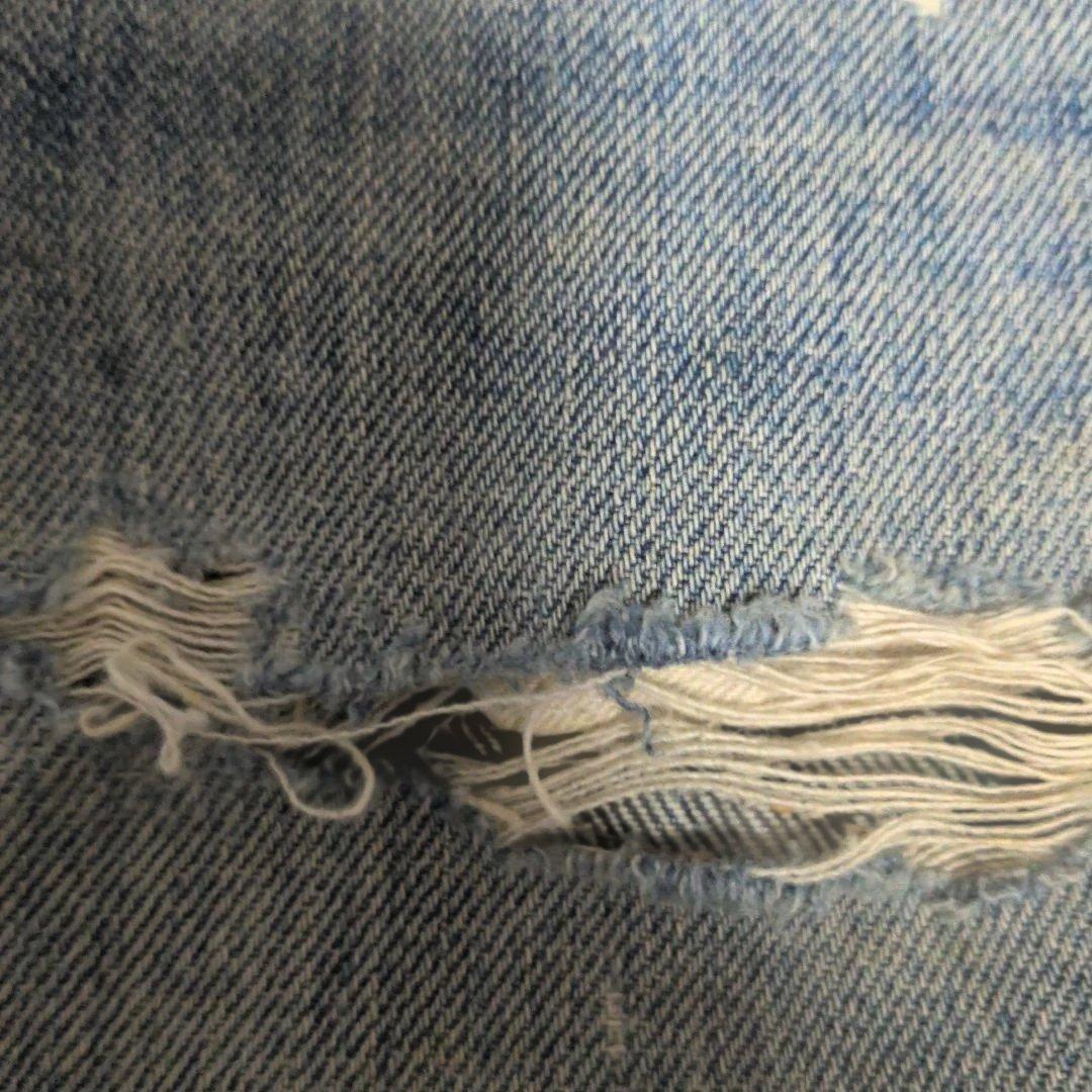 リーバイス　66前期　ダメージ大きい