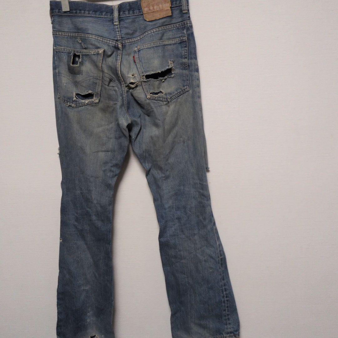 リーバイス　66前期　ダメージ大きい