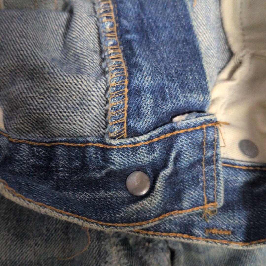 リーバイス　66前期　ダメージ大きい