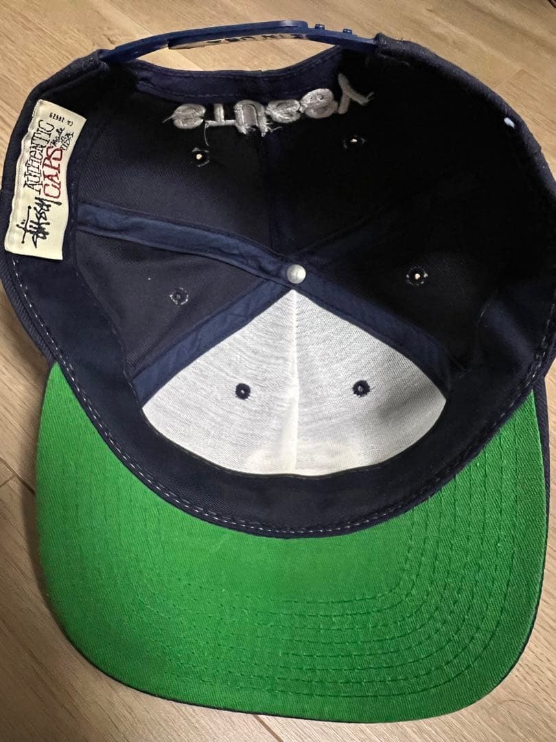 old stussy 90s ベースボールキャップ シャネルロゴ USA製