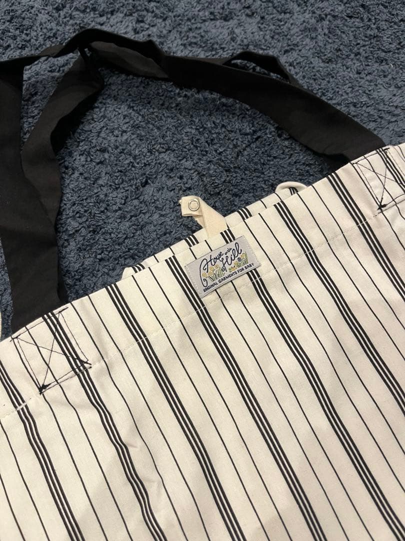 バッグ house on the hill parent bag black strip