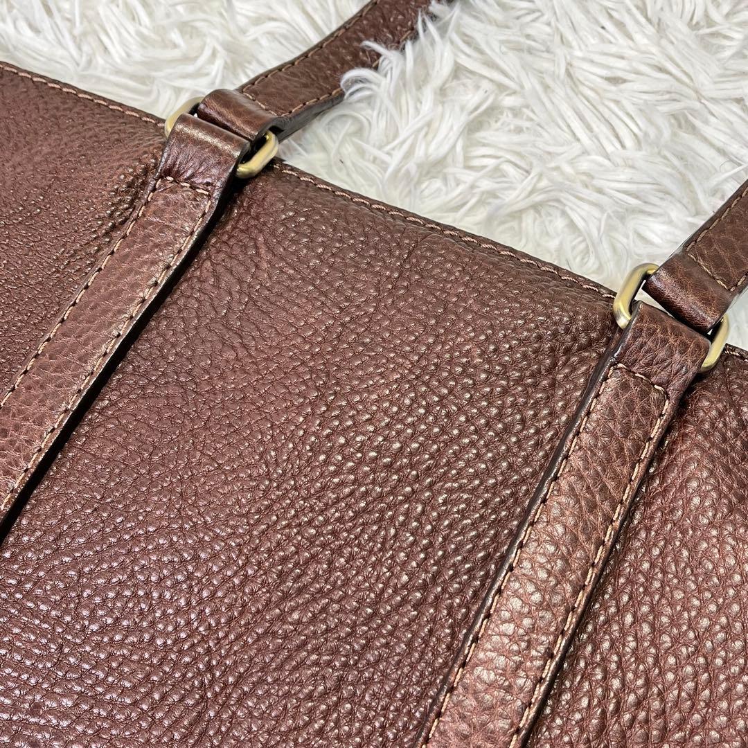 美品✨土屋鞄　トーンオイルヌメ　デイリートートバッグ　レザー　ブラウン　A4