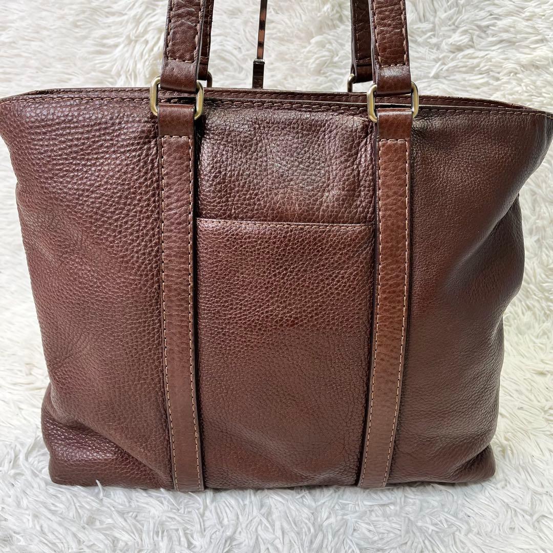 美品✨土屋鞄　トーンオイルヌメ　デイリートートバッグ　レザー　ブラウン　A4