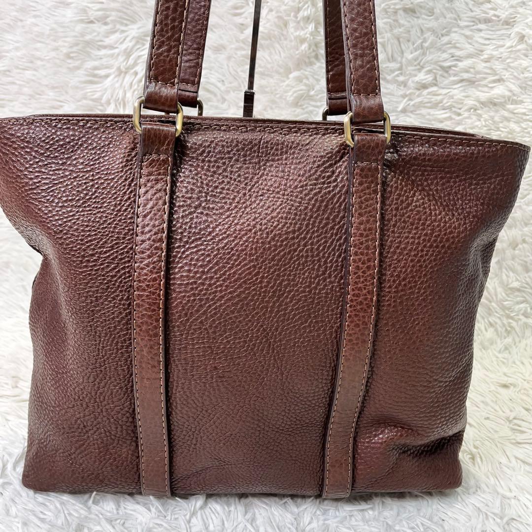 美品✨土屋鞄　トーンオイルヌメ　デイリートートバッグ　レザー　ブラウン　A4