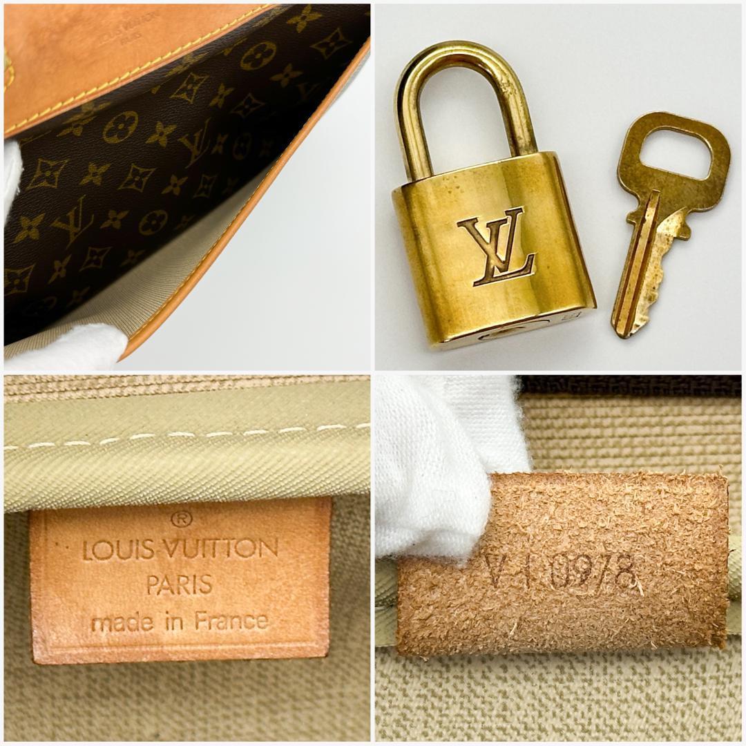 【極美品】ルイヴィトン　モノグラム　ドーヴィル　カデナ　鍵　ボストンバッグ