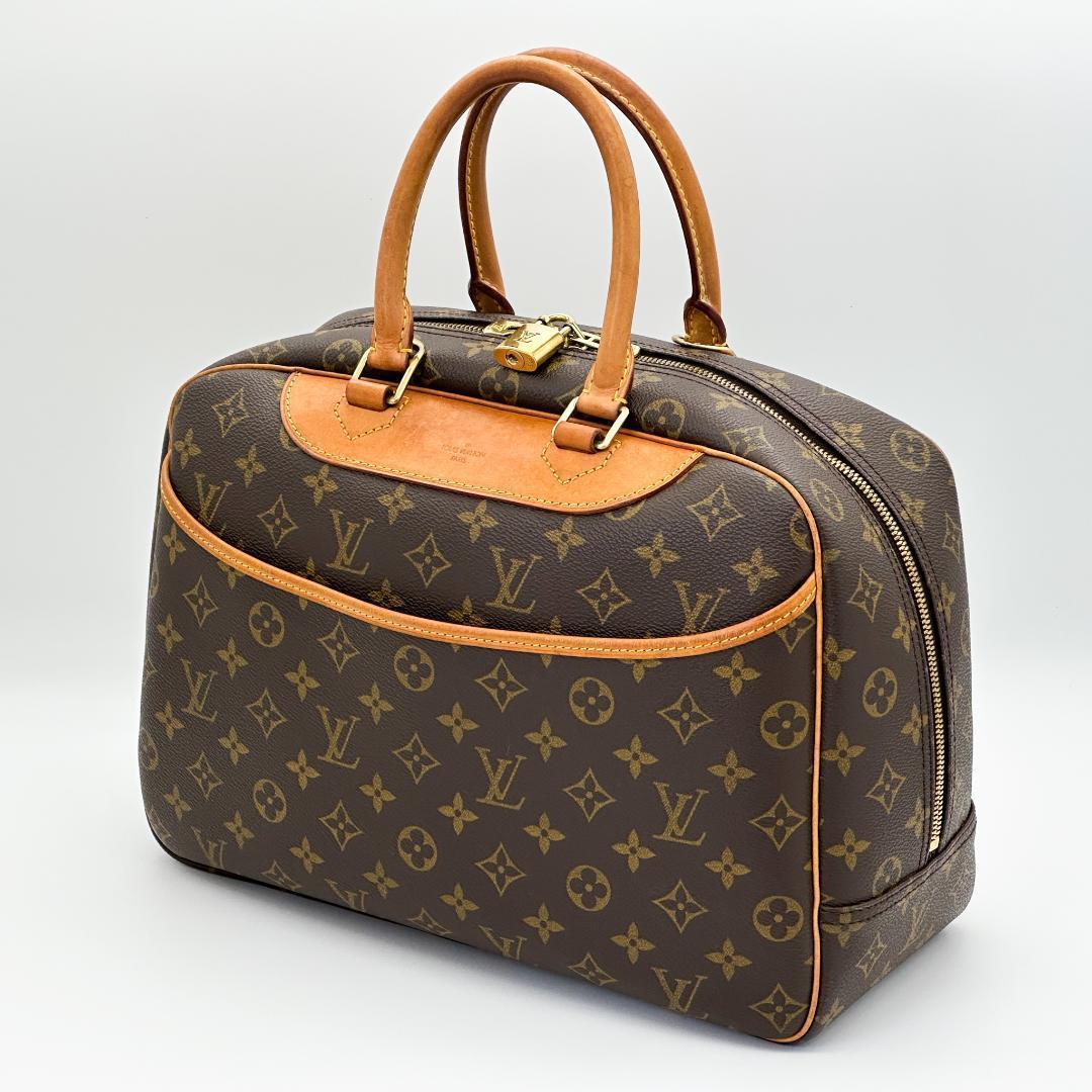 【極美品】ルイヴィトン　モノグラム　ドーヴィル　カデナ　鍵　ボストンバッグ