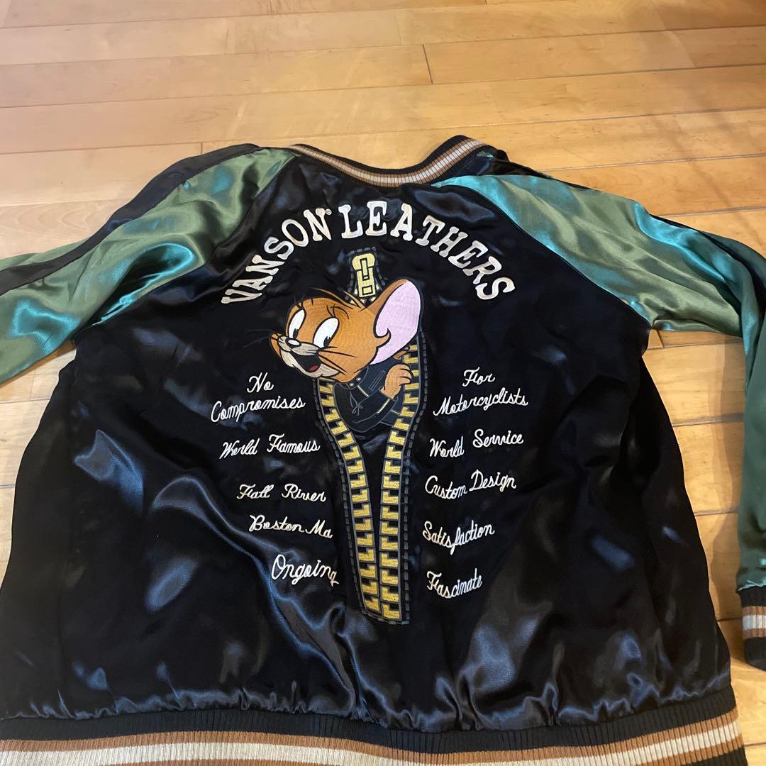 VANSON LEATHERS スカジャン バックス・バニー トム・ジェリー