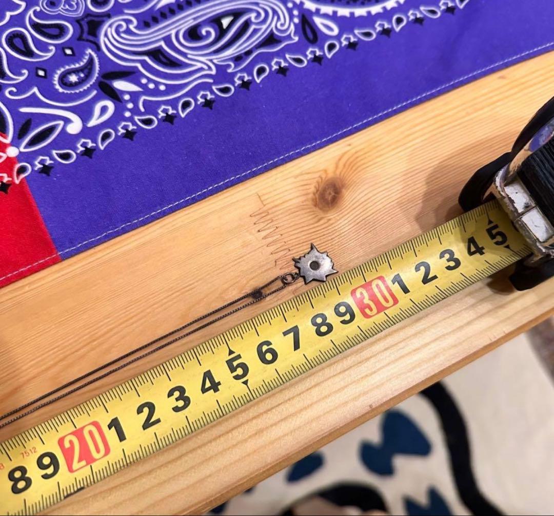 弾痕シルバー 925ペンダント ネックレス supreme