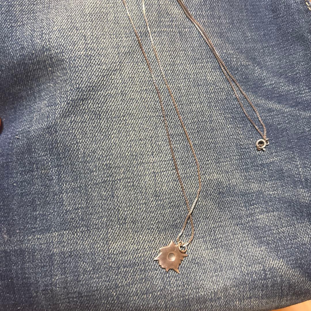 弾痕シルバー 925ペンダント ネックレス supreme