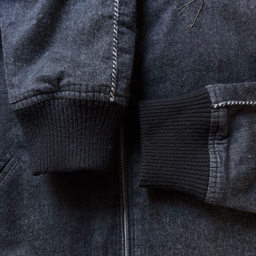 ブラック バイ ヴァンキッシュ コットンスカジャン 鶴 山 松 和柄 お兄系 S